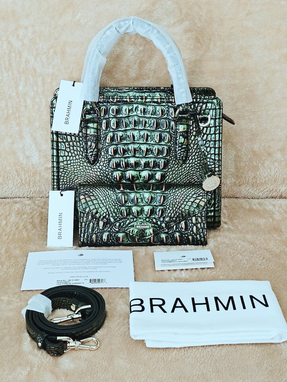 NWT Brahmin SAMBA Cami w/Veronica Wallet